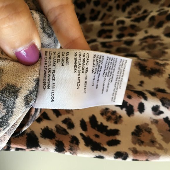 UO Kimchi Blue Animal‎ Print MESH Skater DRESS - Picture 11 of 11